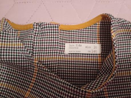 Šaty karované, zara,140