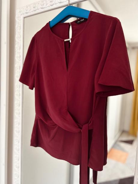 Bordová blúzka, f&f,s