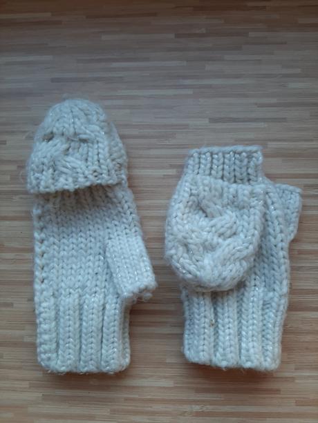 Vlnena suprava rukavice + čiapka, zara,104