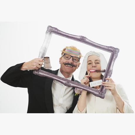 Set na fotenie - novomanželia, 