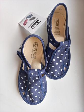 Novė detské papučky rak vel.26, 27, rak,27