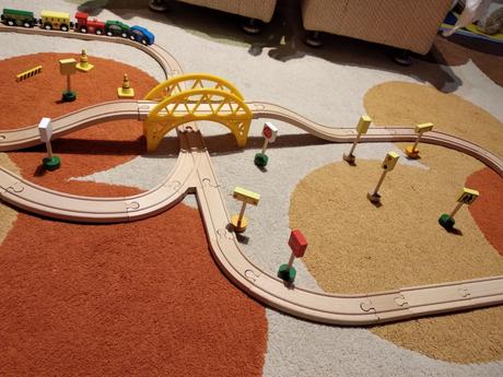 Drevená vláčiková súprava, 