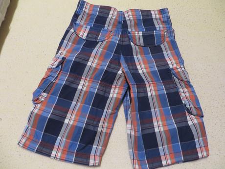 Chlapč. kárované kraťasy- veľ. 134/140 - zn. tcm, tcm,134