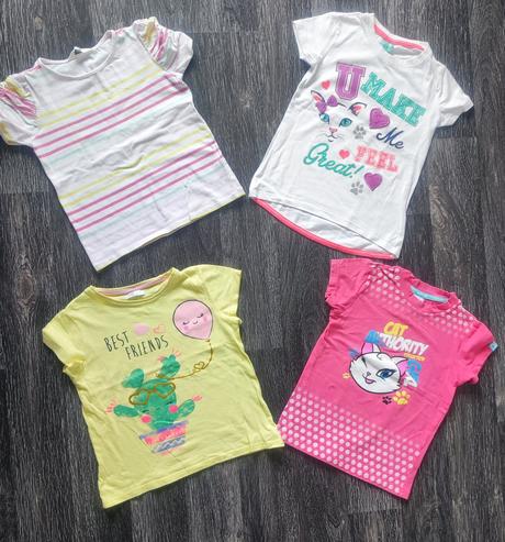 Predám dievčenské tričká veľ. 104/110, 104
