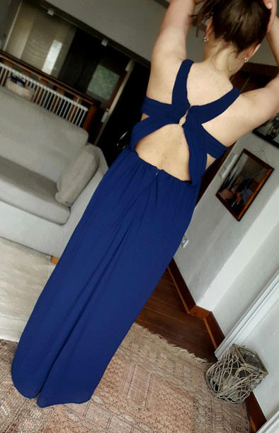 Tfnc london modre spolocenske saty s m pc 120 eur, s