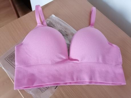 Ružová podprsenka - l/xl, l