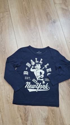 Tričko s dlhým rukávom veľ. 98-104 cm., h&m,98