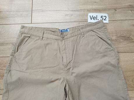 Krémové páske kraťasy, kik,52