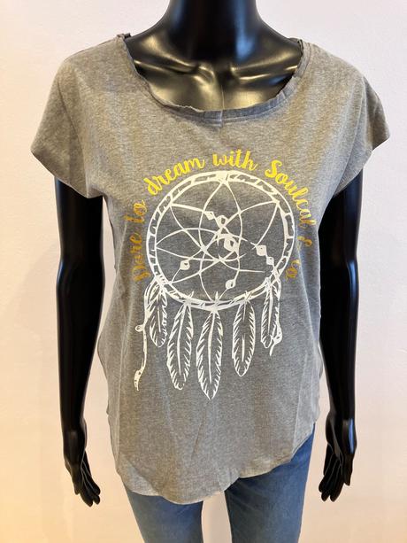 Dámske tričko s potlačou a nápisom soul cal (36), s