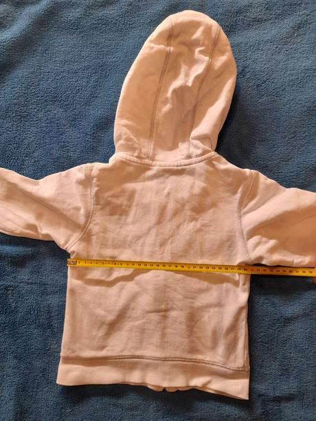 Mierne zateplená bavlnená mikinka s motýlikmi, next,104