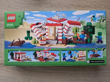 Lego minecraft - tnt dom v džungli  21275, 
