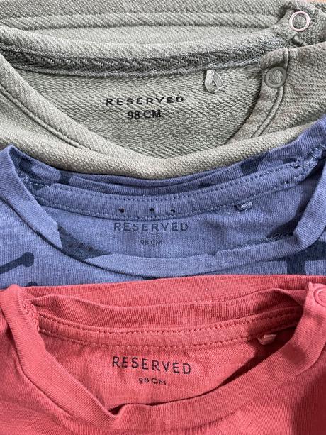 3x tričko reserved 92, reserved,92