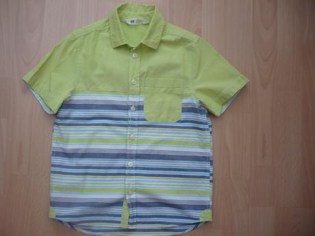 Pásikavá košielka, h&m,134