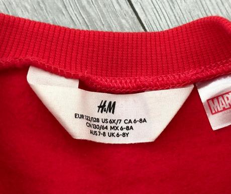 Superman mikina veľ. 122/128, h&m,128