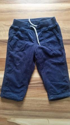 Podšité nohavice 74, h&m,74