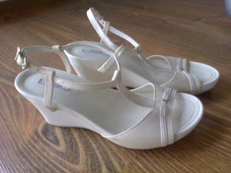 Biele sandále geox, geox,38
