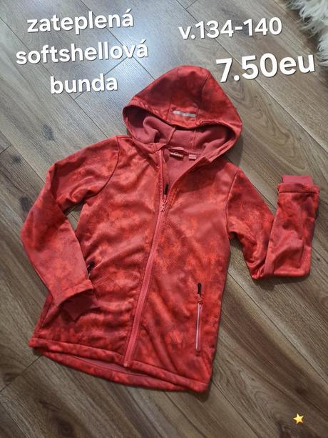 Zateplená softshellová bunda, 134