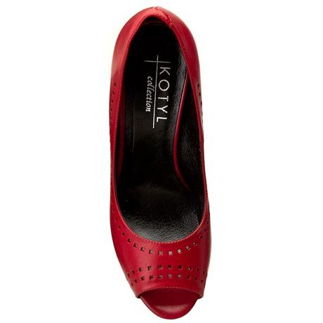 Kožené topánky kotyl, koka,38