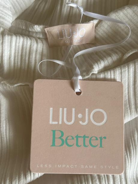 Bavlnený biely rolák zn.liu jo veľ.l, liu jo,l