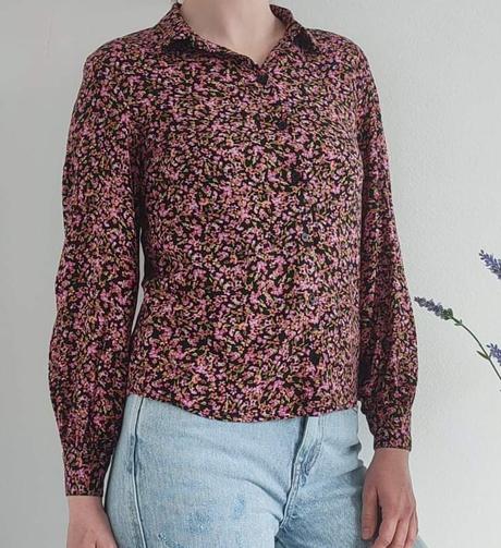 Kvietkovaná blúzka h&m, h&m,xs