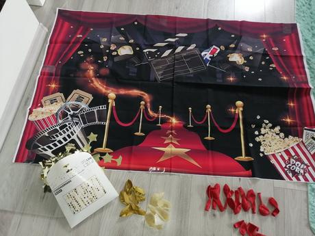 Fotostena, girlandy, balony, 