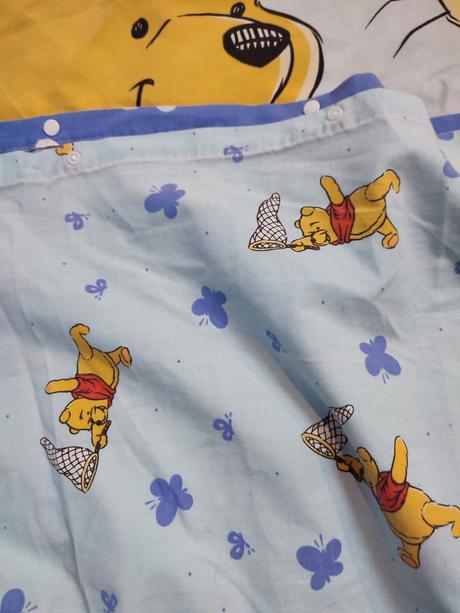 Obliečky s motívom macka pu, šírka (cm): 130,dĺžka (cm): 200