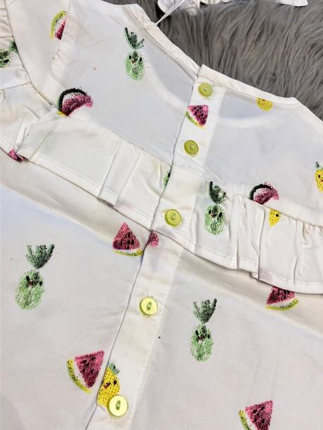 Dievčenská košeľa s volánom overkids (68-74), 68