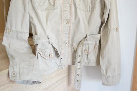 Béžová bunda l, l