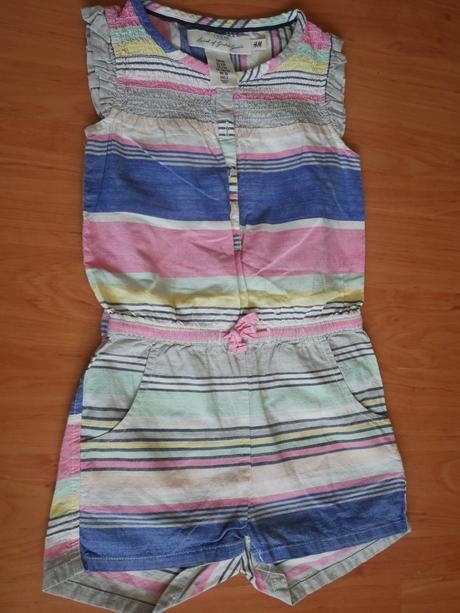 Bavlneny letný overal hm, h&m,98