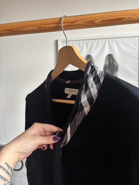 Burberry luxusný vlnený svetrík, burberry,s
