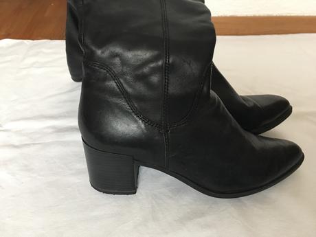 Celokožené čižmy tamaris, tamaris,39