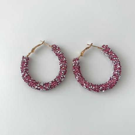 Set - ruzove nausnice, 