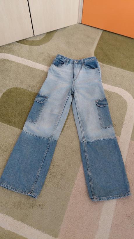 Dievčenské rifle h&m, veľ.158, h&m,158