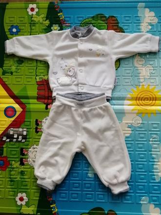 Súprava richelieu mikinka + tepláčiky 62, richelieu,62