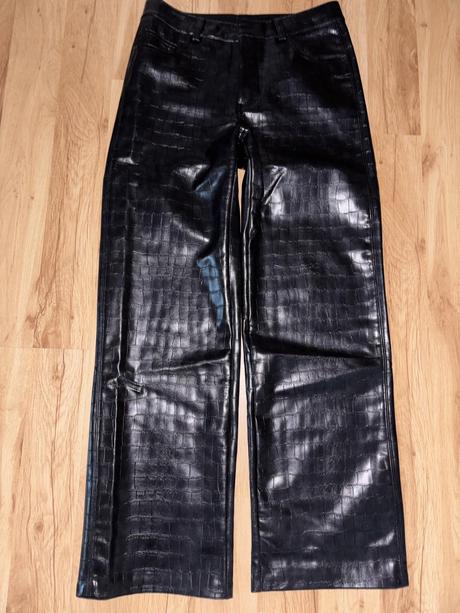 Koženkove nohavice h&m 36, h&m,36 / s
