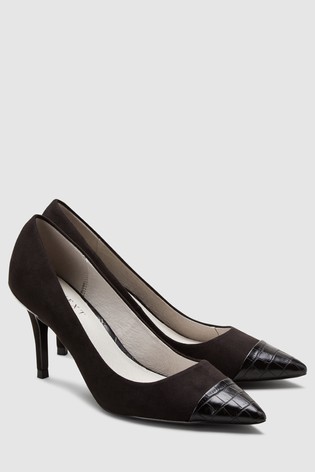 Lodičky s koženou špičkou, next,41