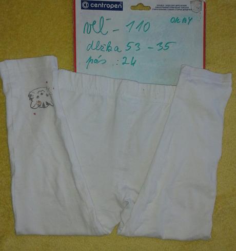 Biele elastaky, okay,110