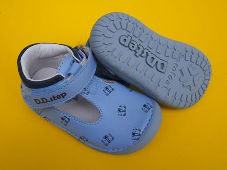 Detské kožené sandálky ddstep h070, d.d.step,20