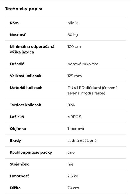 Kolobežka worker snow spider pro 2v1,