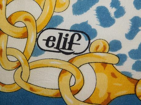 Elif kvalitná luxusna hodvabna elegantná šatka, xl