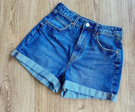 Riflové kraťasy, h&m,34