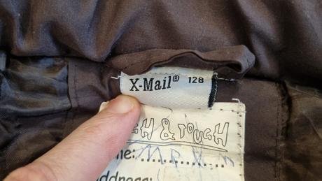 Zimna zateplena bunda 128cm, 128