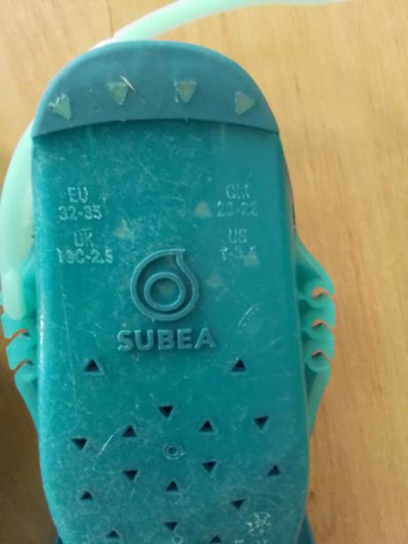 Plutvy č. 32-35 subea, decathlon,32