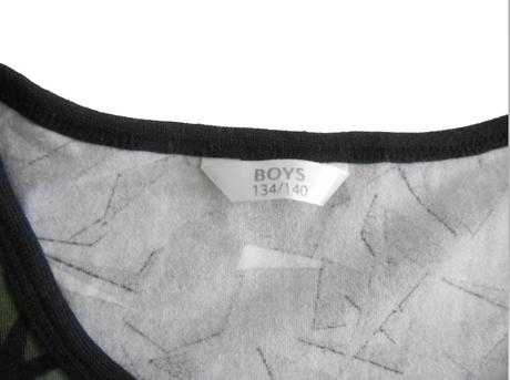 Elastické maskáčové tielko veľ. 134/140, boys,134
