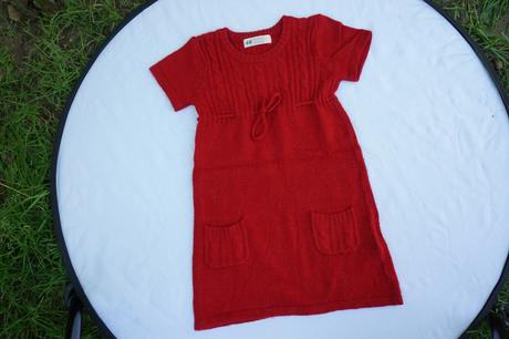 Pletene šaty na prechodné obdobie 98/104, h&m,98