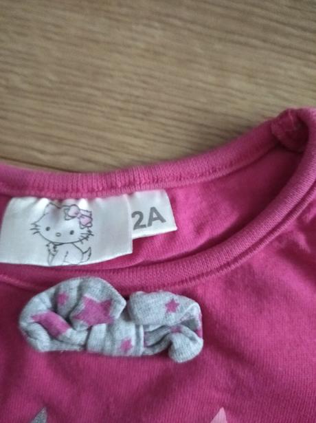 Tričko s 3/4 rukávom, hellou kitty, na cca 2roky, sanrio,92