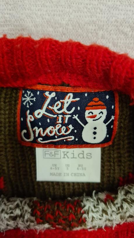 Vianočný sveter, f&f,110