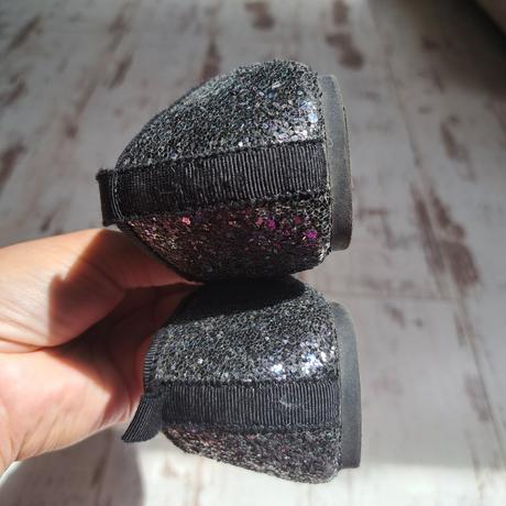 Cierne trblietave baleriny, h&m,34