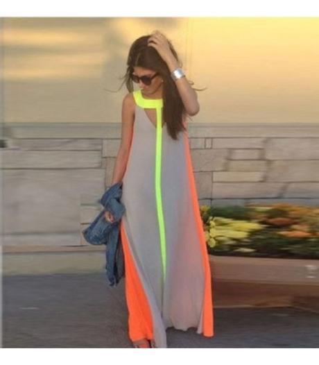 Letne maxi saty, m / s