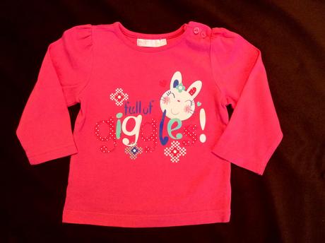 Tričko so zajkom, baby club,86